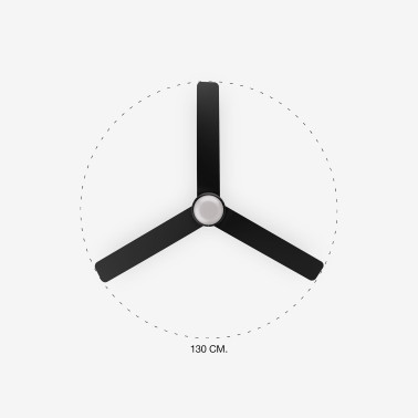 FARO PUNT M DC LED Ventilador Negro TUYA