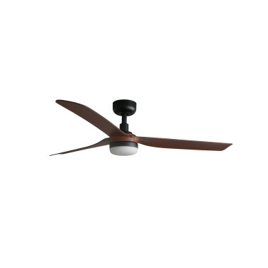 FARO PUNT M DC LED Ventilador con Luz Negro-Nogal