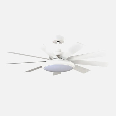 FABRILAMP PIREO 132CM Ventilador Blanco-Haya