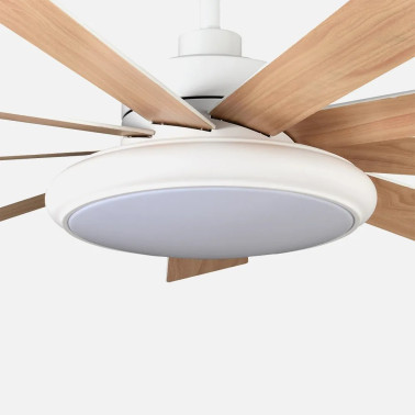 FABRILAMP PIREO 132CM Ventilador Blanco-Haya