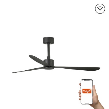 FARO AMELIA Ventilador de Techo Negro TUYA