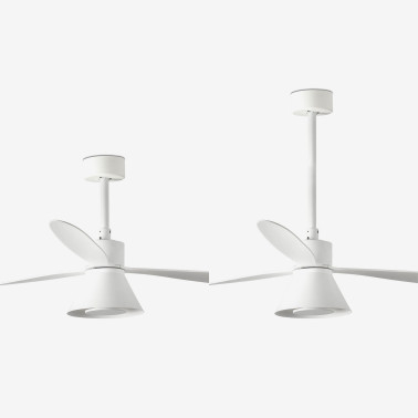 FARO AMELIA L CONE LED Ventilador Blanco TUYA