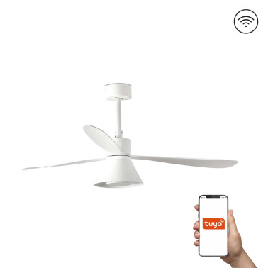 FARO AMELIA L CONE LED Ventilador Blanco TUYA