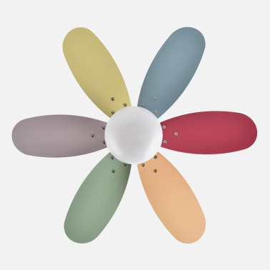 FABRILAMP ALVES 85CM Ventilador Multicolor