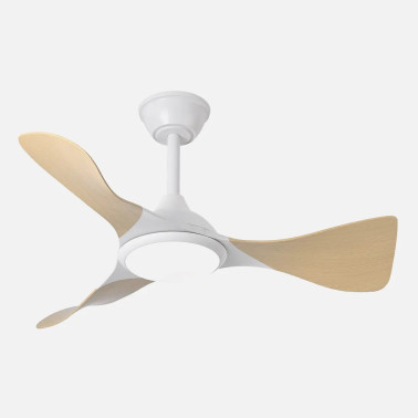 FABRILAMP CAIMAN 89CM Ventilador Blanco-Haya