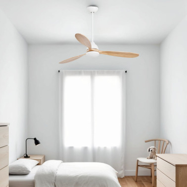 FARO POROS L LED Ventilador Blanco FSC