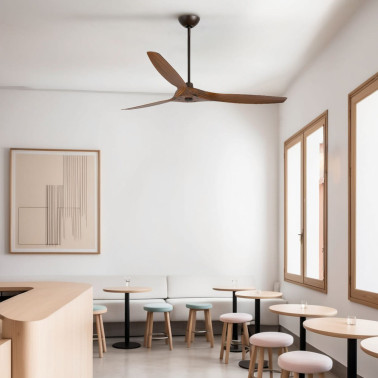 FARO MOREA L Ventilador Marrón-Nogal