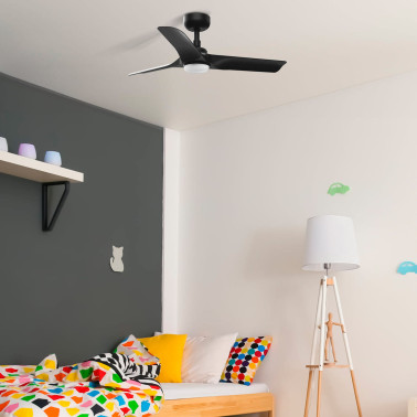 FARO HEY S LED Ventilador Negro TUYA