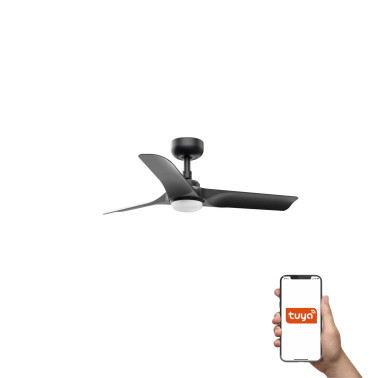 FARO HEY S LED Ventilador Negro TUYA