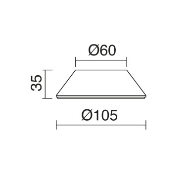 CRISTHER CROSCAT Uplight de Superficie 4000K 50º