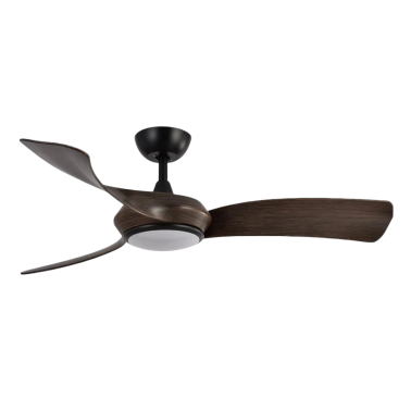 FABRILAMP CERDEÑA 132CM Ventilador Negro-Roble
