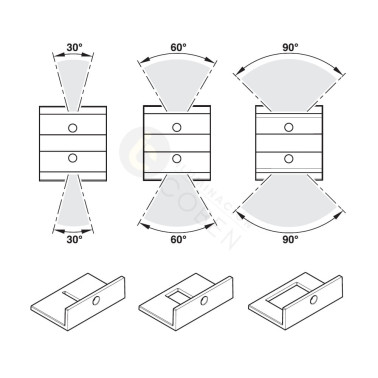 LOMBARDO DODO 60 Aplique Gris Oscuro