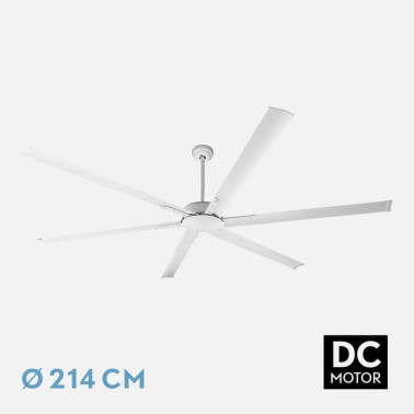 FABRILAMP ALMANZOR 214CM Ventilador Blanco