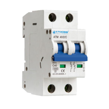 ATMOSS MAGNETOTÉRMICO 1 POLO + N 63A CURVA C