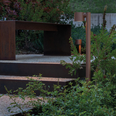 LOMBARDO KIT CLIC POST 40 H1500 GU10 Corten