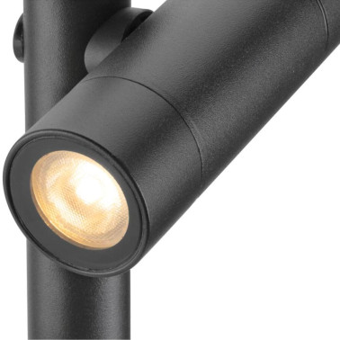 SLV HELIA SLIM 1L Estaca de Jardín con Enchufe Negro