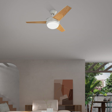 FORLIGHT WINDY Ventilador de techo con luz blanco brillo