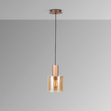 I3 VENIZE Colgante Cobre-Ambar