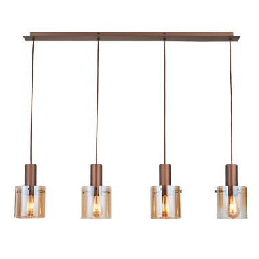 I3 VENIZE Colgante Cobre-Ambar 4L