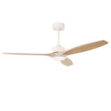 FORLIGHT STEM EVO LED Ventilador Blanco-Madera Clara