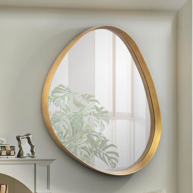 SCHULLER JULIE 89x109 Espejo Dorado