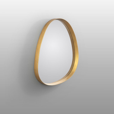 SCHULLER JULIE 76x92 Espejo Dorado