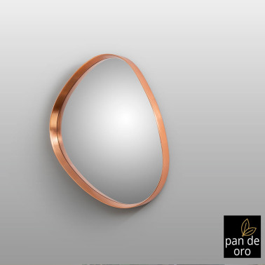 SCHULLER JULIE 76x92 Espejo Oro Rosa