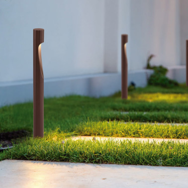 MANTRA ARAN 600 Baliza IP65 6W 3000K Corten