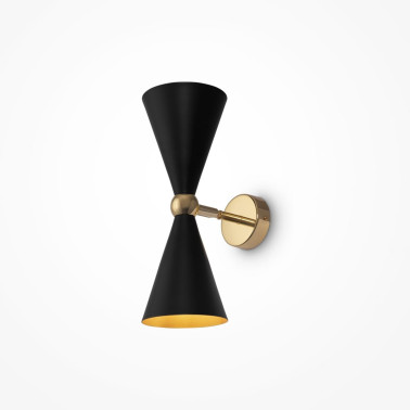 MAYTONI VESPER Aplique Negro-Oro