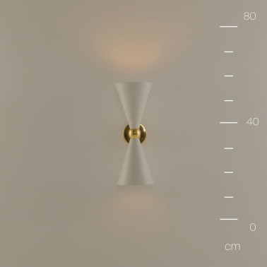 MAYTONI VESPER Aplique Blanco-Oro