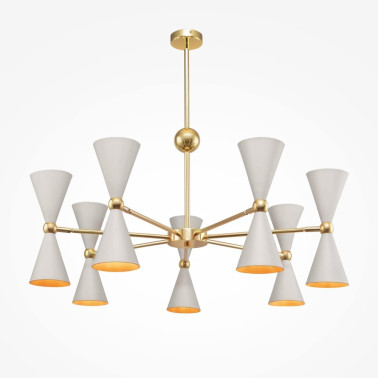 MAYTONI VESPER Colgante Blanco-Oro