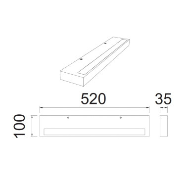 MANTRA CONIL 520 Aplique 40W CCT DIM Blanco