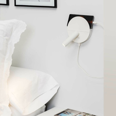 FARO DUAS USB C Aplique Lector Blanco