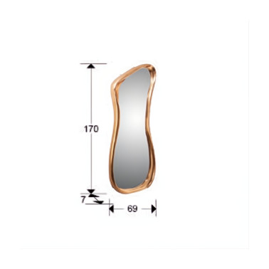 SCHULLER GINA 69x170 Espejo Oro Rosa