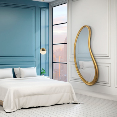 SCHULLER BRIGITTE 67x166 Espejo Dorado