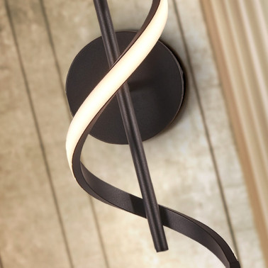 SCHULLER BOA Aplique-Plafón Negro