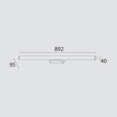 MANTRA ANTIGA 892 Aplique LED IP44 4000K Oro