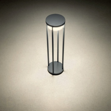 REDO MAX 800 Baliza IP65 15W 3000K Gris Oscuro