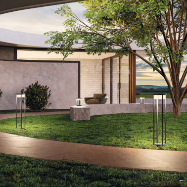 REDO MAX 270 Baliza IP65 15W 2700K Gris Oscuro