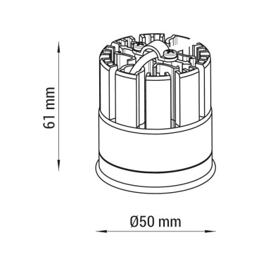 LIGHTED Módulo LED GU10 10W 45º 4000K
