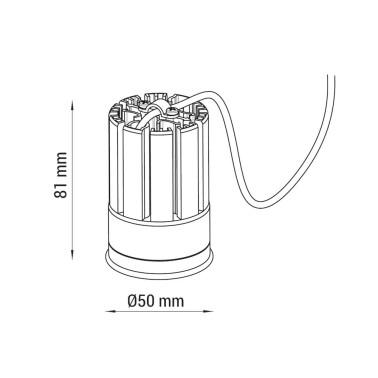LIGHTED Módulo LED GU10 15W 45º 4000K