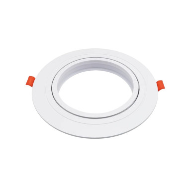 LIGHTED Aro Empotrable QR111 Redondo Blanco