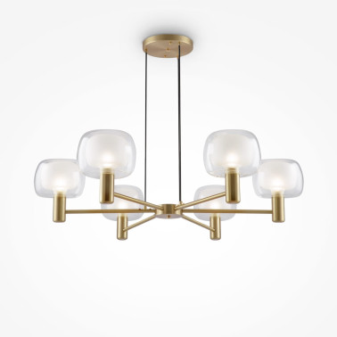 MAYTONI VISION Colgante de 6 Brazos Dorado