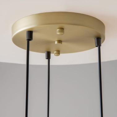 MAYTONI VISION Colgante de 6 Brazos Dorado