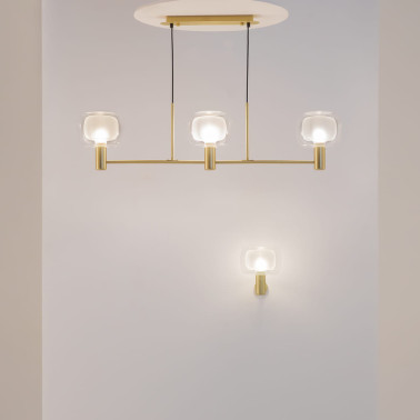 MAYTONI VISION Colgante Lineal Dorado
