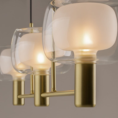 MAYTONI VISION Colgante Lineal Dorado