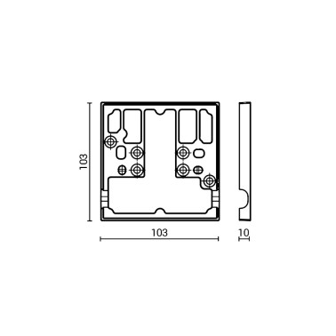 GOCCIA STAMP 110 Separador para Entrada Cable Lateral