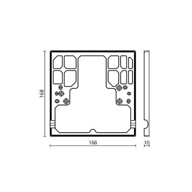 GOCCIA STAMP 175 Separador para Entrada Cable Lateral