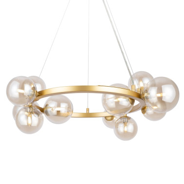MAYTONI DALLAS 11L Colgante Oro-Ámbar