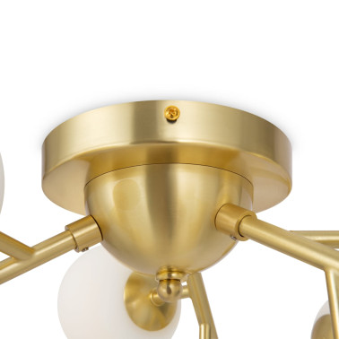 MAYTONI DALLAS 12L Plafón de Techo Oro-Opal